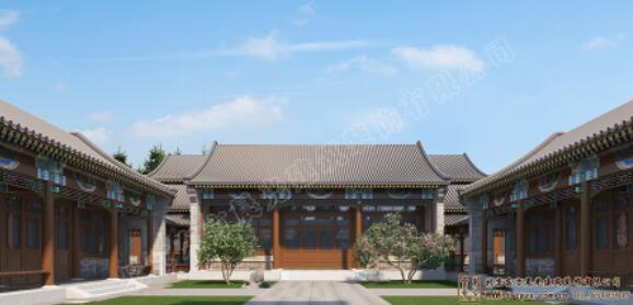 仿古四合院建筑設(shè)計(jì)